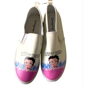 Betty Boop Slide On Sneakers